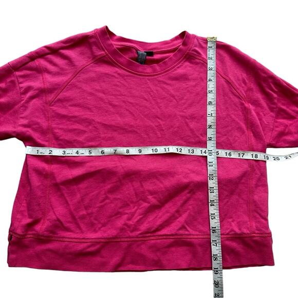Sweaty Betty Cropped Pink Long Sleeve Lightweight Sweatshirt Top Size 4 - Picture 5 of 11